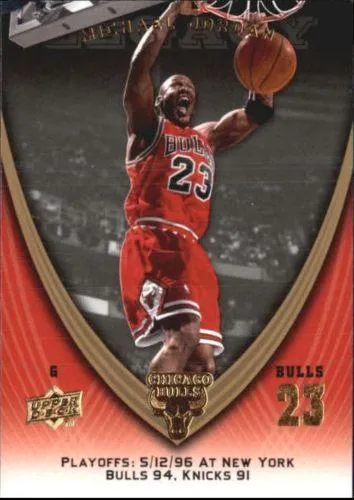 2008-09 Upper Deck Michael Jordan Legacy Collection Michael Jordan #1058 card image