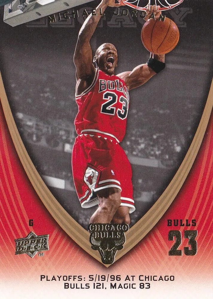 2008-09 Upper Deck Michael Jordan Legacy Collection Michael Jordan #1061 card image