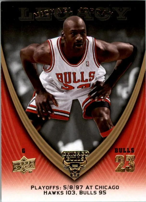 2008-09 Upper Deck Michael Jordan Legacy Collection Michael Jordan #1074 card image