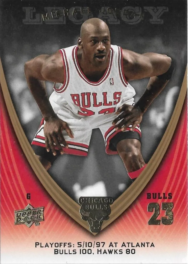 2008-09 Upper Deck Michael Jordan Legacy Collection Michael Jordan #1075 card image
