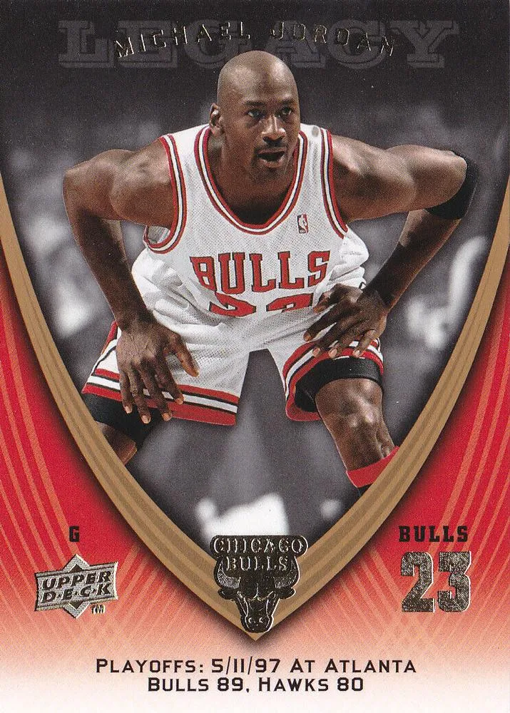 2008-09 Upper Deck Michael Jordan Legacy Collection Michael Jordan #1076 card image