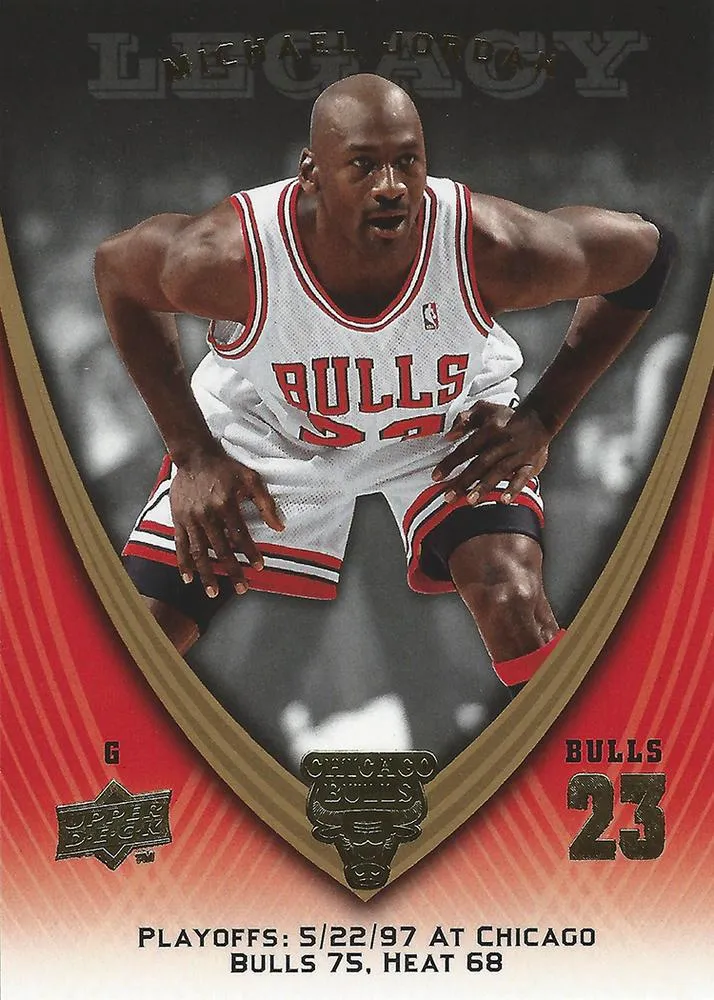 2008-09 Upper Deck Michael Jordan Legacy Collection Michael Jordan #1079 card image