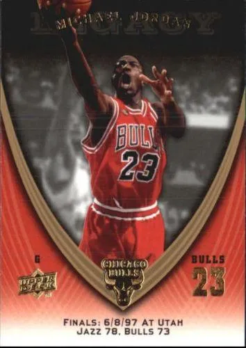 2008-09 Upper Deck Michael Jordan Legacy Collection Michael Jordan #1086 card image