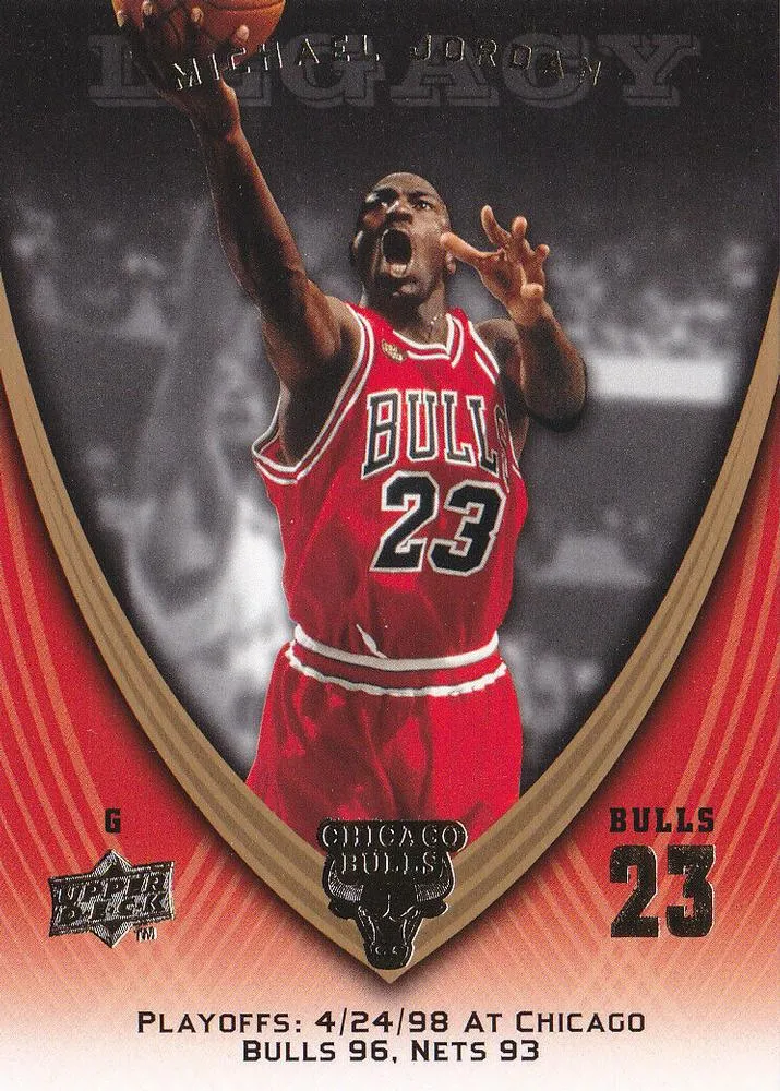 2008-09 Upper Deck Michael Jordan Legacy Collection Michael Jordan #1087 card image