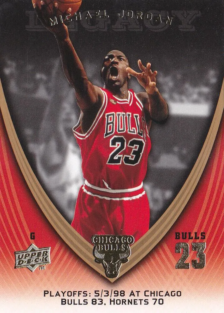 2008-09 Upper Deck Michael Jordan Legacy Collection Michael Jordan #1092 card image