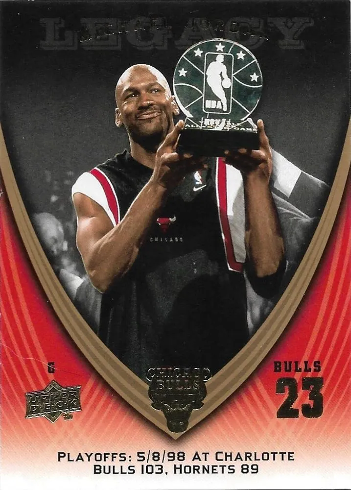 2008-09 Upper Deck Michael Jordan Legacy Collection Michael Jordan #1094 card image
