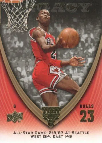 2008-09 Upper Deck Michael Jordan Legacy Collection Michael Jordan #1112 card image