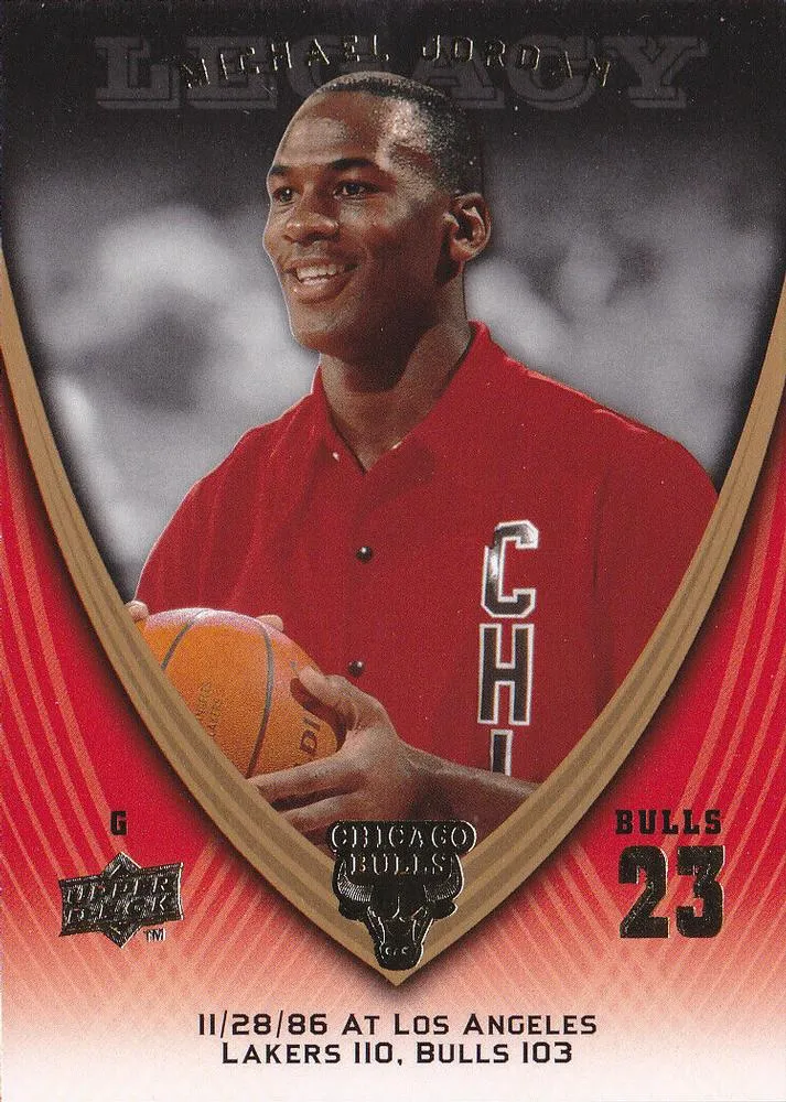 2008-09 Upper Deck Michael Jordan Legacy Collection Michael Jordan #112 card image