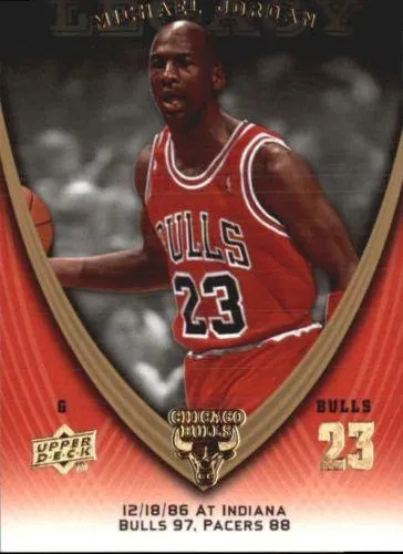 2008-09 Upper Deck Michael Jordan Legacy Collection Michael Jordan #123 card image