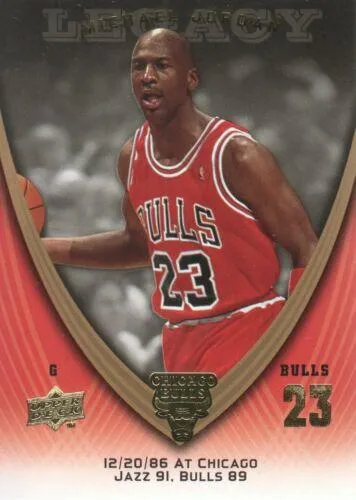 2008-09 Upper Deck Michael Jordan Legacy Collection Michael Jordan #124 card image