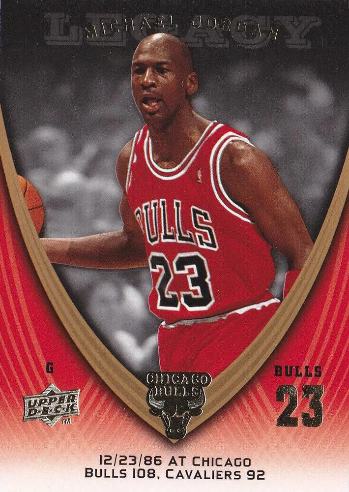 2008-09 Upper Deck Michael Jordan Legacy Collection Michael Jordan #125 card image