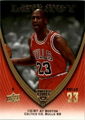 2008-09 Upper Deck Michael Jordan Legacy Collection Michael Jordan #129 card image