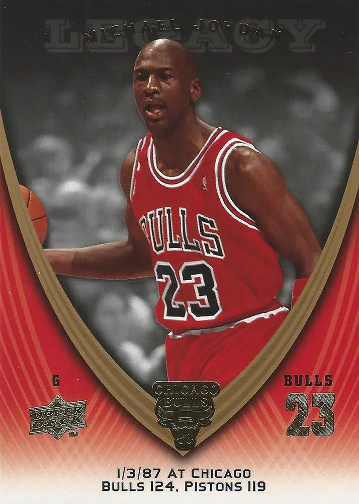 2008-09 Upper Deck Michael Jordan Legacy Collection Michael Jordan #130 card image