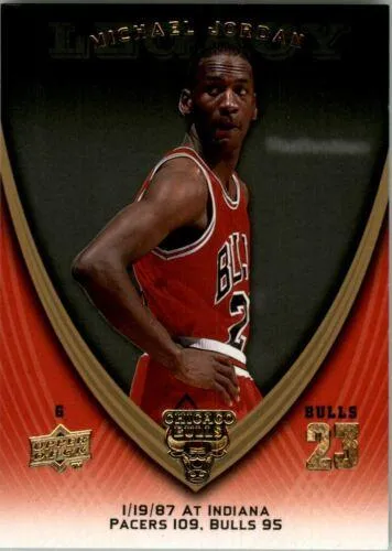 2008-09 Upper Deck Michael Jordan Legacy Collection Michael Jordan #136 card image