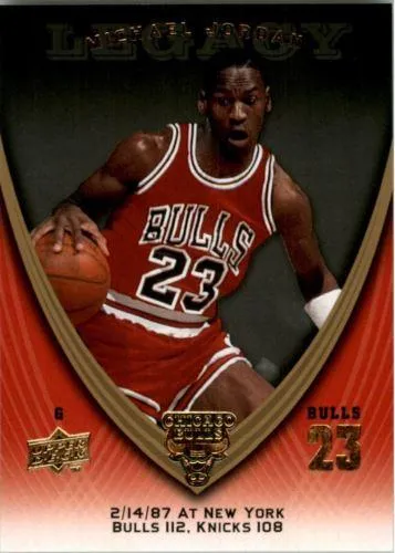 2008-09 Upper Deck Michael Jordan Legacy Collection Michael Jordan #148 card image