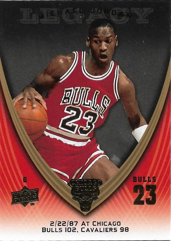 2008-09 Upper Deck Michael Jordan Legacy Collection Michael Jordan #151 card image