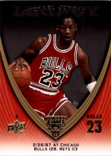 2008-09 Upper Deck Michael Jordan Legacy Collection Michael Jordan #153 card image