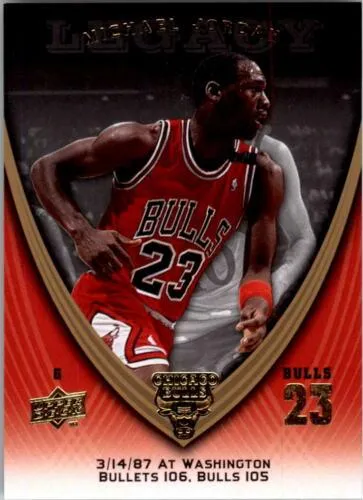 2008-09 Upper Deck Michael Jordan Legacy Collection Michael Jordan #163 card image