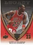 2008-09 Upper Deck Michael Jordan Legacy Collection Michael Jordan #166 card image