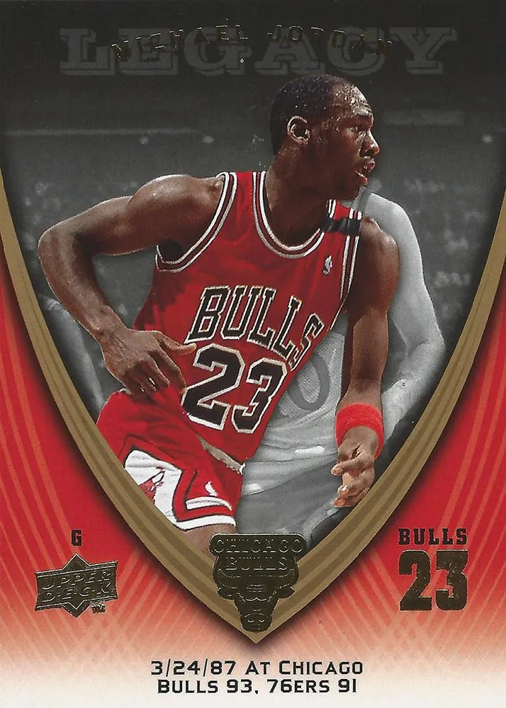2008-09 Upper Deck Michael Jordan Legacy Collection Michael Jordan #169 card image