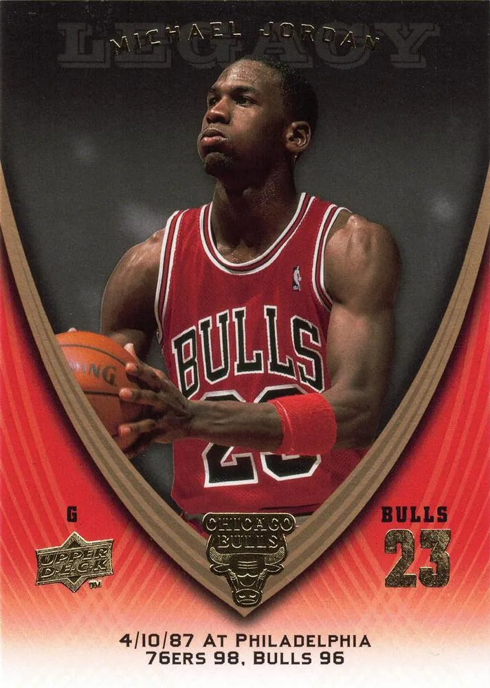 2008-09 Upper Deck Michael Jordan Legacy Collection Michael Jordan #178 card image