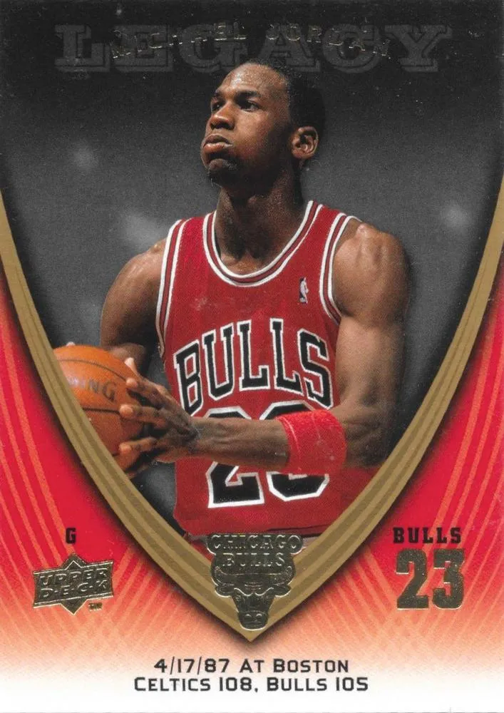 2008-09 Upper Deck Michael Jordan Legacy Collection Michael Jordan #182 card image