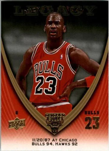 2008-09 Upper Deck Michael Jordan Legacy Collection Michael Jordan #190 card image