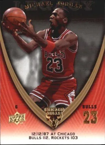 2008-09 Upper Deck Michael Jordan Legacy Collection Michael Jordan #202 card image