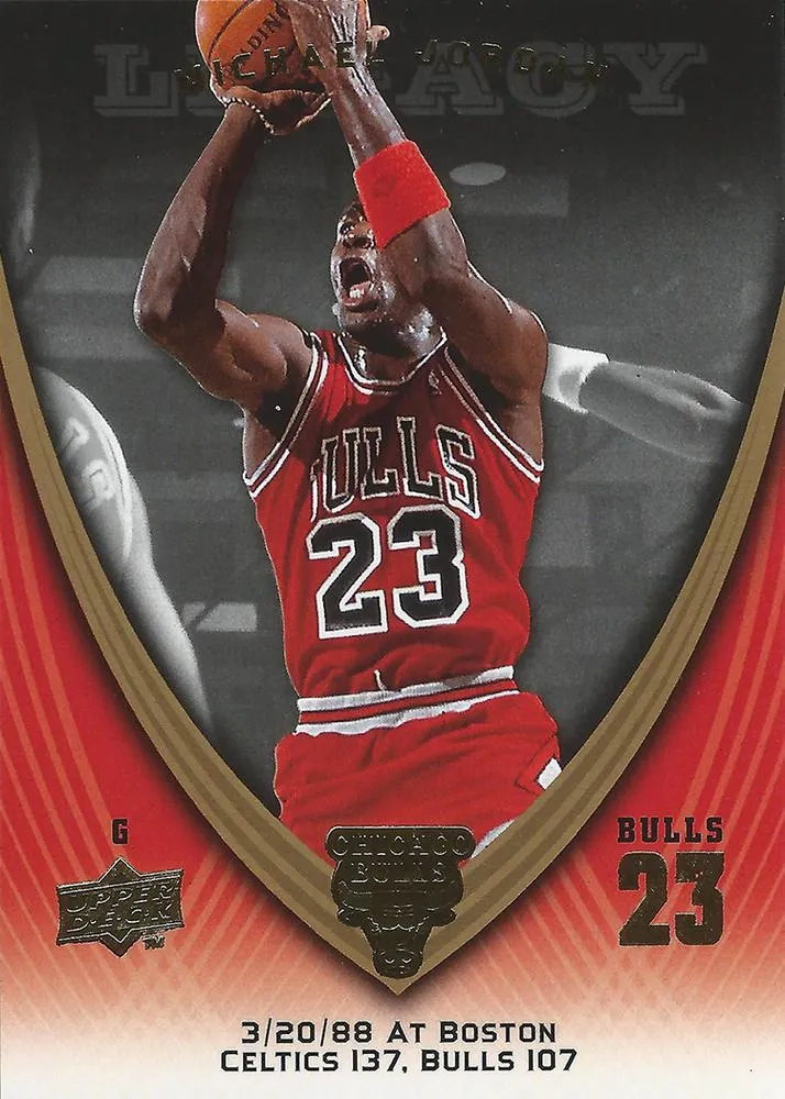 2008-09 Upper Deck Michael Jordan Legacy Collection Michael Jordan #247 card image