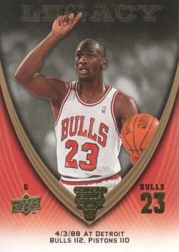 2008-09 Upper Deck Michael Jordan Legacy Collection Michael Jordan #254 card image