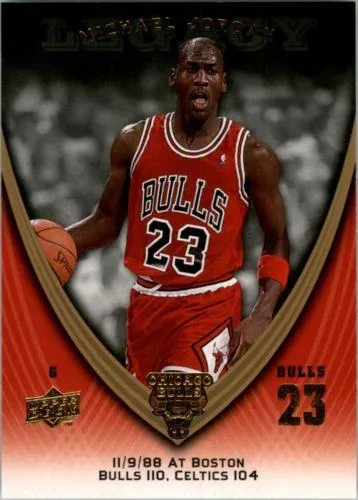 2008-09 Upper Deck Michael Jordan Legacy Collection Michael Jordan #268 card image