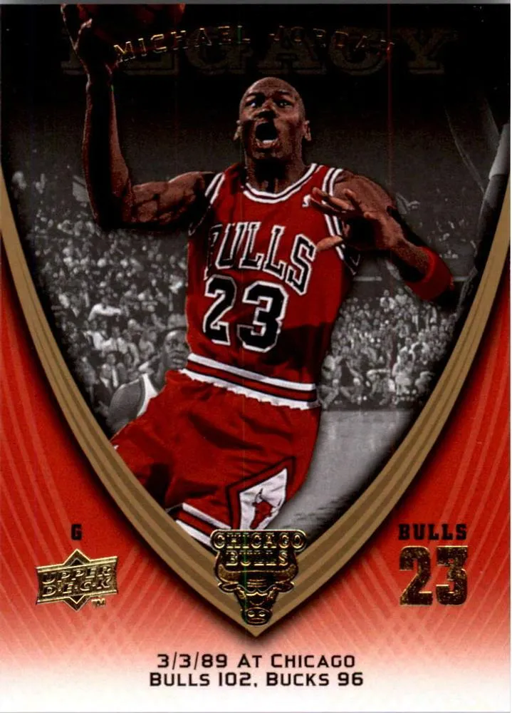 2008-09 Upper Deck Michael Jordan Legacy Collection Michael Jordan #319 card image