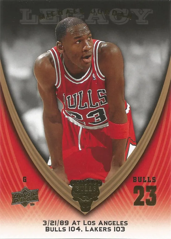 2008-09 Upper Deck Michael Jordan Legacy Collection Michael Jordan #327 card image