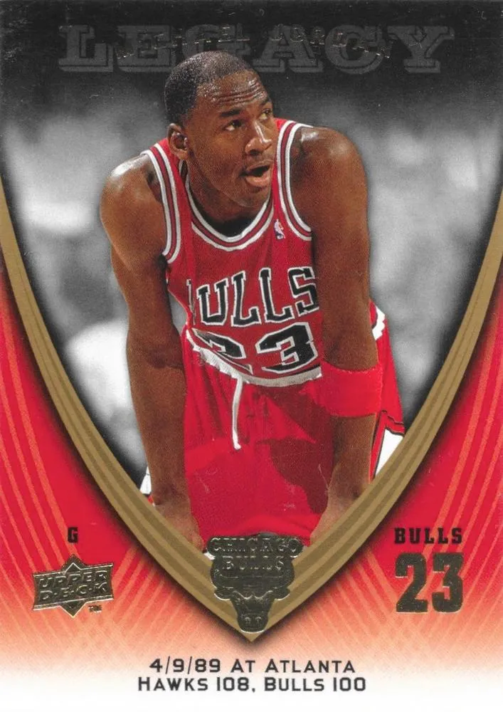 2008-09 Upper Deck Michael Jordan Legacy Collection Michael Jordan #338 card image