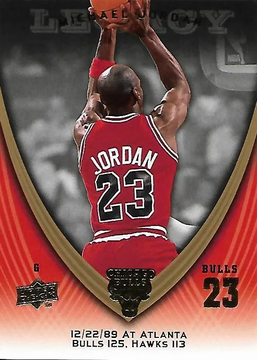 2008-09 Upper Deck Michael Jordan Legacy Collection Michael Jordan #369 card image