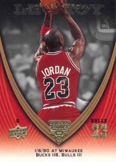 2008-09 Upper Deck Michael Jordan Legacy Collection Michael Jordan #376 card image