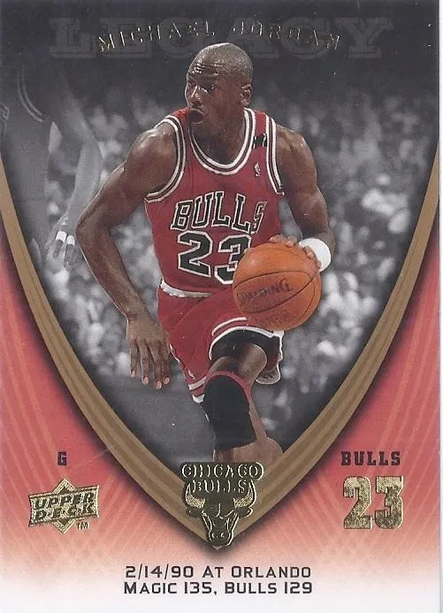2008-09 Upper Deck Michael Jordan Legacy Collection Michael Jordan #394 card image