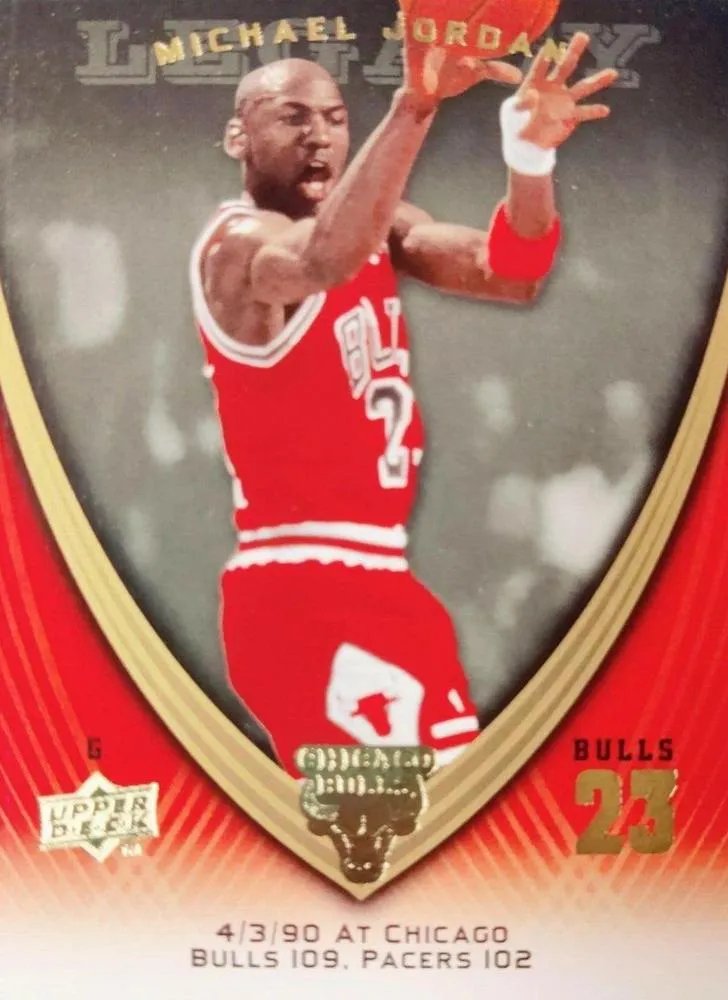 2008-09 Upper Deck Michael Jordan Legacy Collection Michael Jordan #417 card image