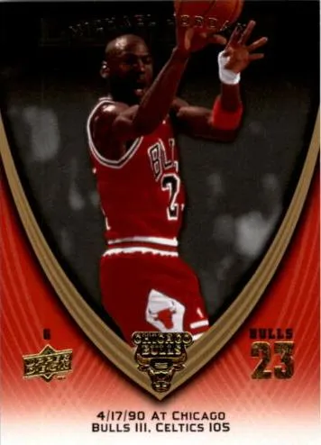 2008-09 Upper Deck Michael Jordan Legacy Collection Michael Jordan #424 card image