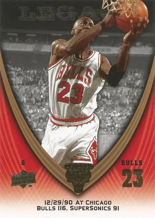 2008-09 Upper Deck Michael Jordan Legacy Collection Michael Jordan #456 card image