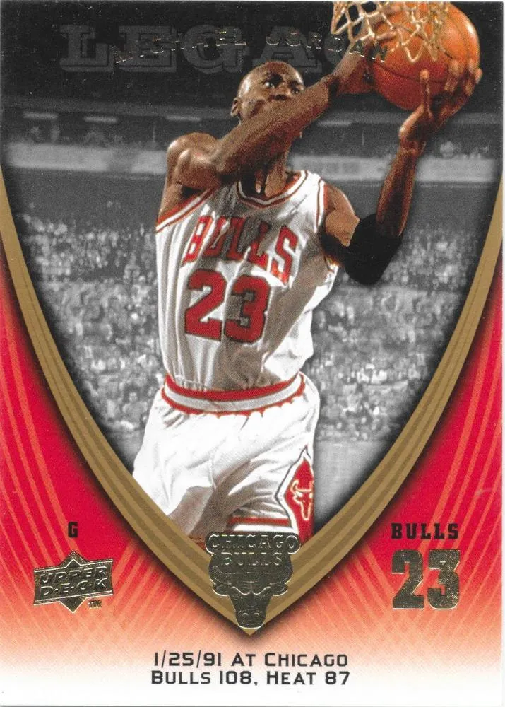 2008-09 Upper Deck Michael Jordan Legacy Collection Michael Jordan #468 card image