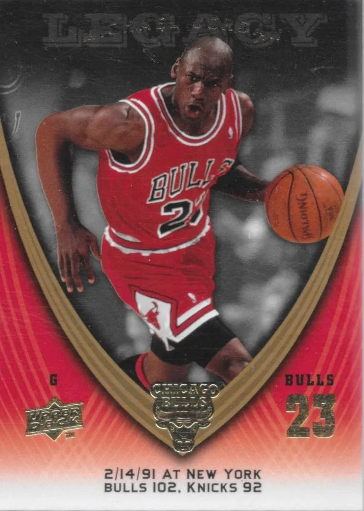 2008-09 Upper Deck Michael Jordan Legacy Collection Michael Jordan #475 card image