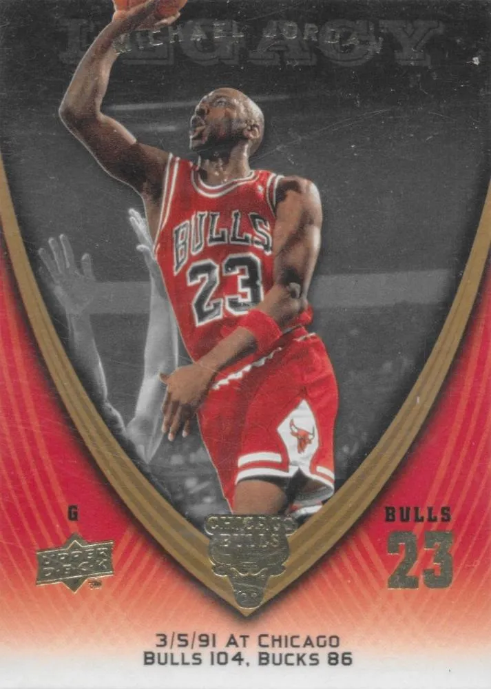 2008-09 Upper Deck Michael Jordan Legacy Collection Michael Jordan #484 card image