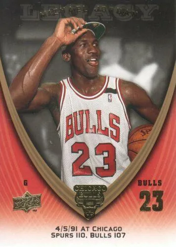 2008-09 Upper Deck Michael Jordan Legacy Collection Michael Jordan #501 card image