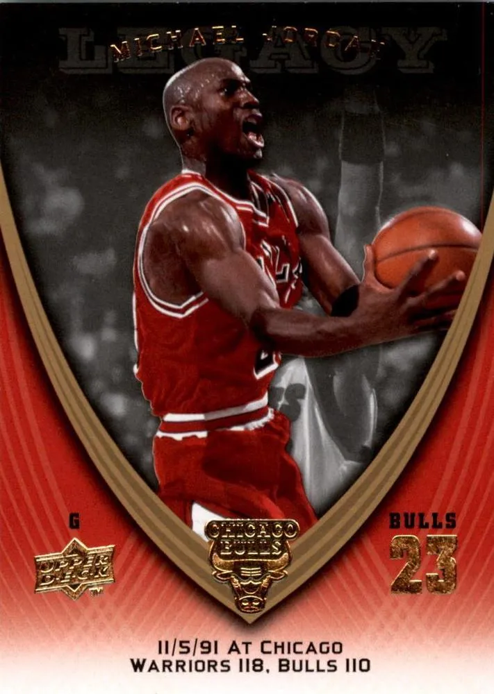 2008-09 Upper Deck Michael Jordan Legacy Collection Michael Jordan #512 card image