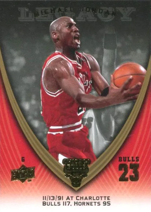 2008-09 Upper Deck Michael Jordan Legacy Collection Michael Jordan #517 card image