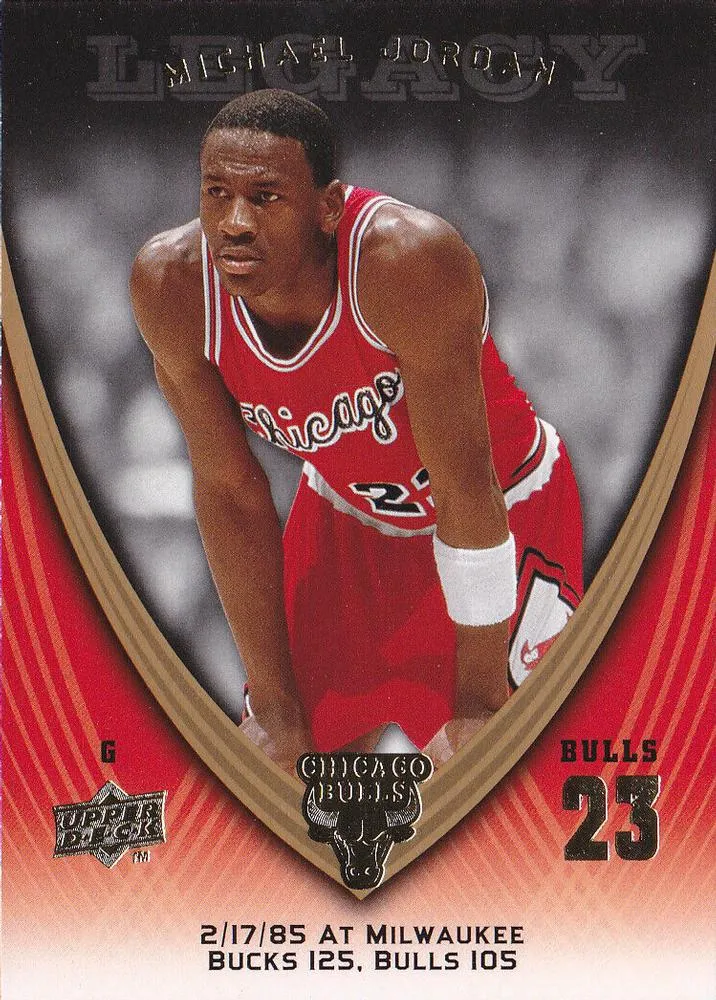 2008-09 Upper Deck Michael Jordan Legacy Collection Michael Jordan #52 card image