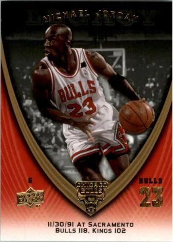 2008-09 Upper Deck Michael Jordan Legacy Collection Michael Jordan #524 card image