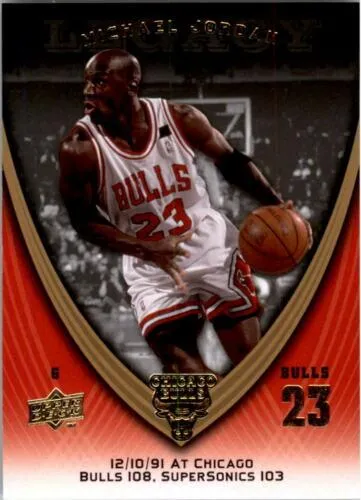 2008-09 Upper Deck Michael Jordan Legacy Collection Michael Jordan #528 card image