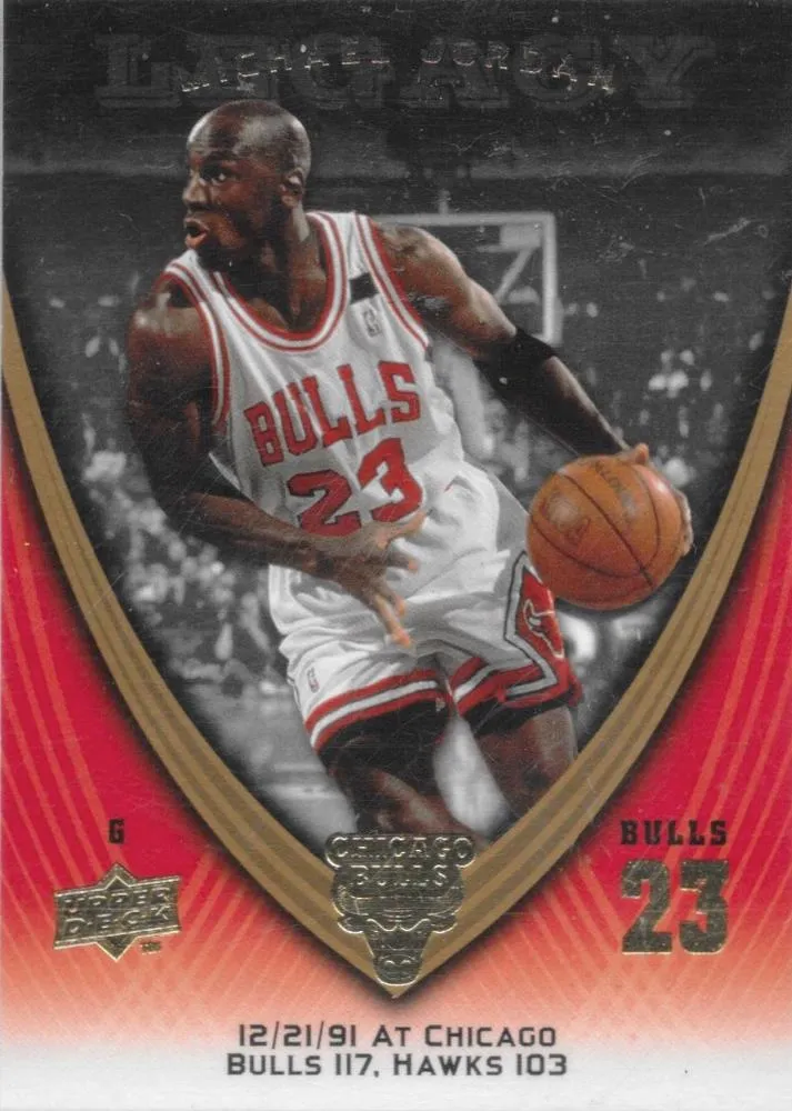2008-09 Upper Deck Michael Jordan Legacy Collection Michael Jordan #533 card image